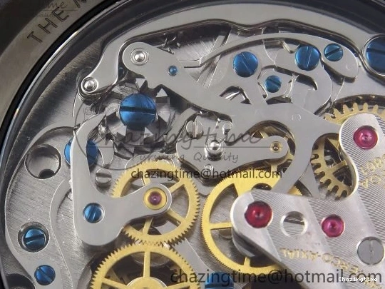 0128 Speedmaster Black Benom PVD Moon RMF Best Edition on PVD Bracelet Lemania HW WrinkleFree 7727